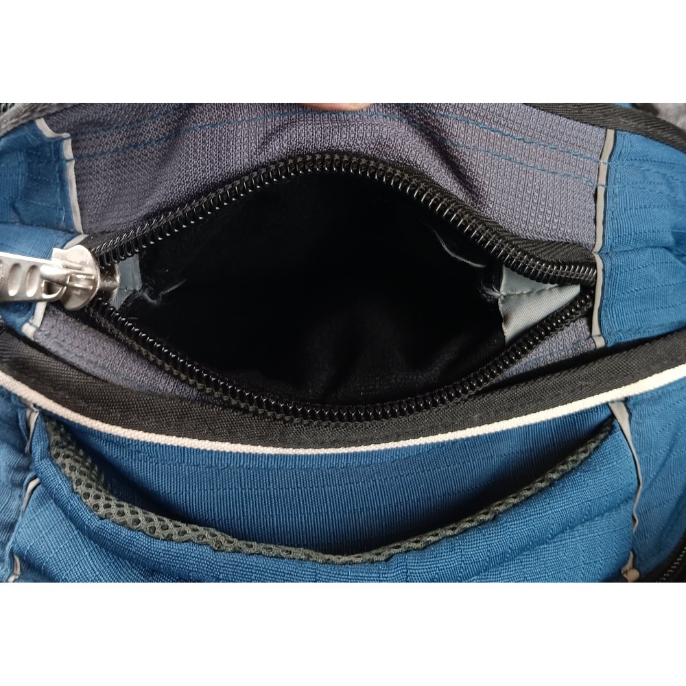 High Sierra Backpack Blue Gray School Travel Hiking Book Bag - Picture 11 of 16